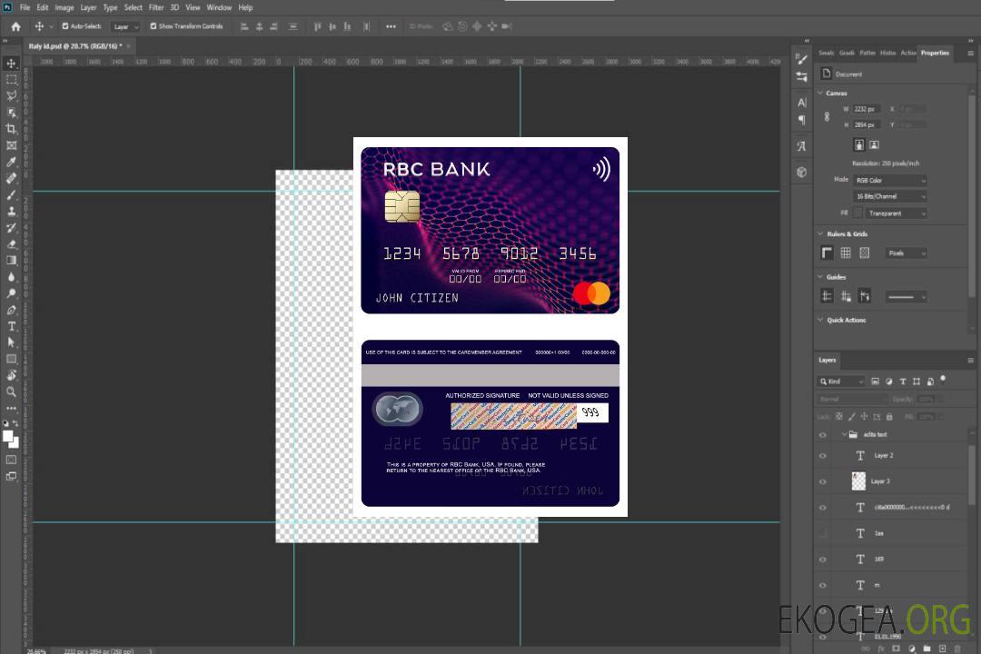 Mastercard RBC Bank aux États-Unis template Mastercard RBC Bank aux États-Unis template